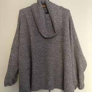 Oversized cowl neck sweater
